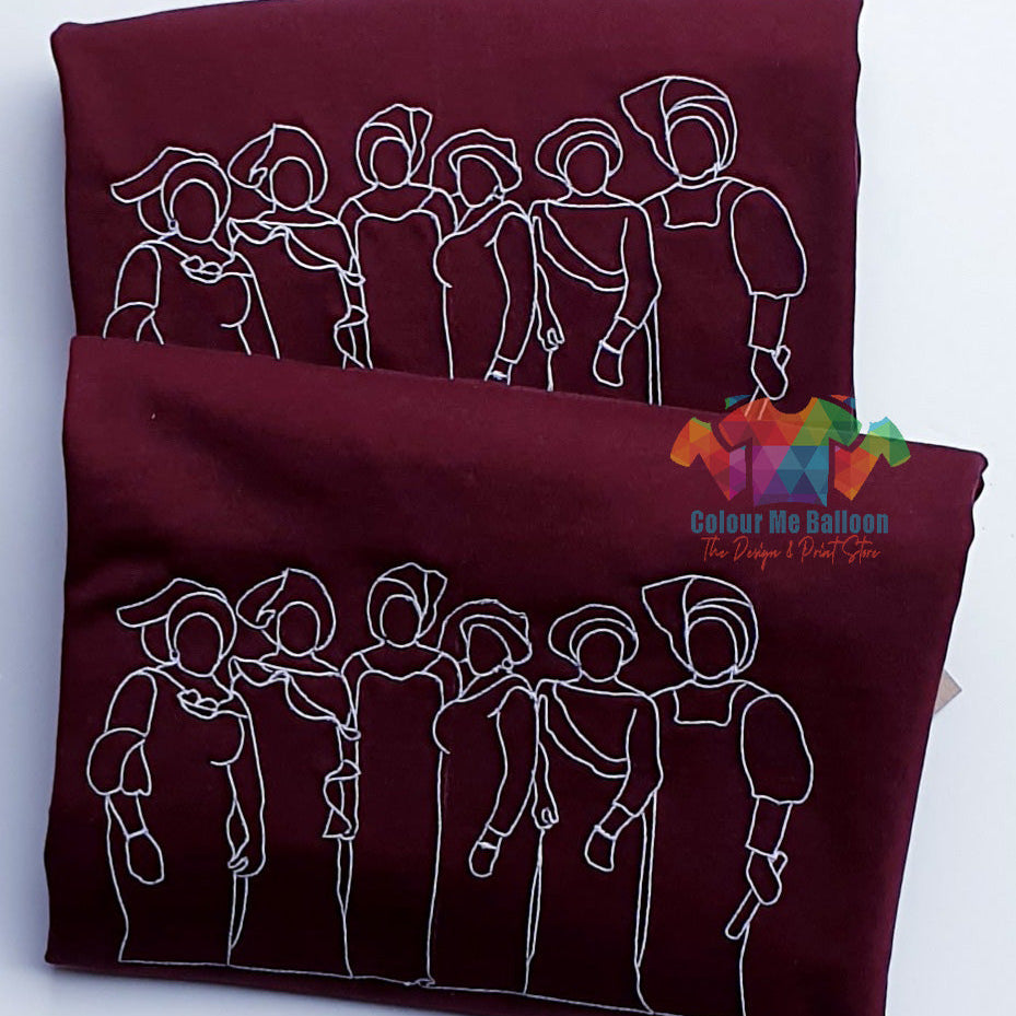 Personalised Photo Outline Embroidery