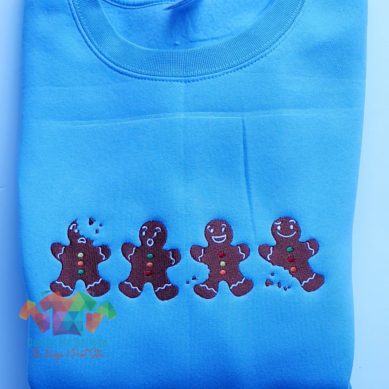 Gingerbread Embroidered Sweatshirt