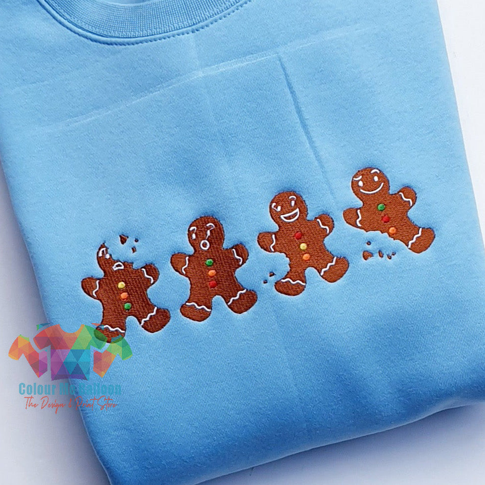 Gingerbread Embroidered Sweatshirt