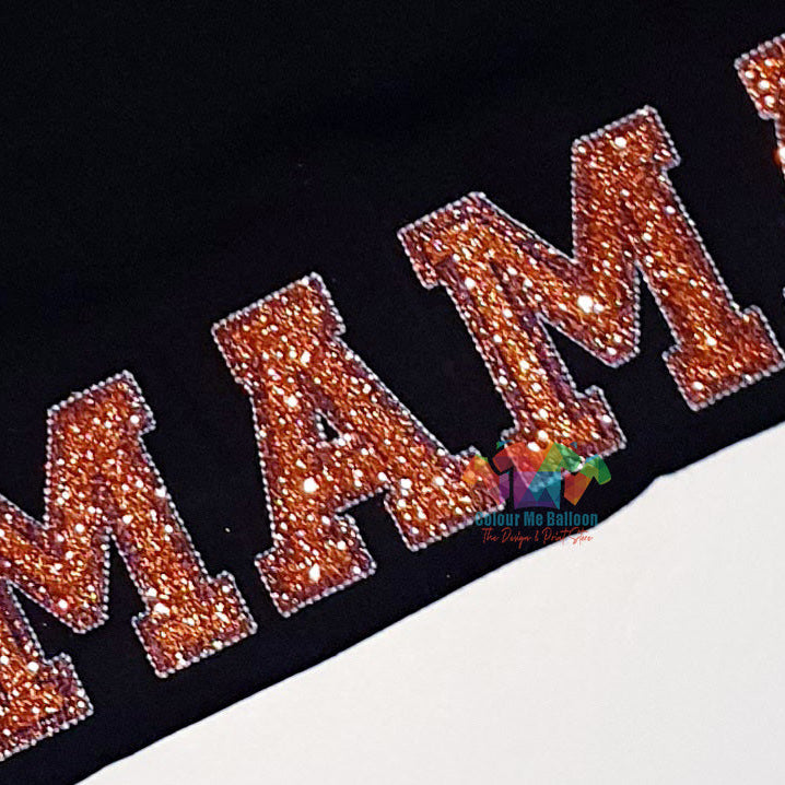 Embroidered Mama Applique Sweatshirt