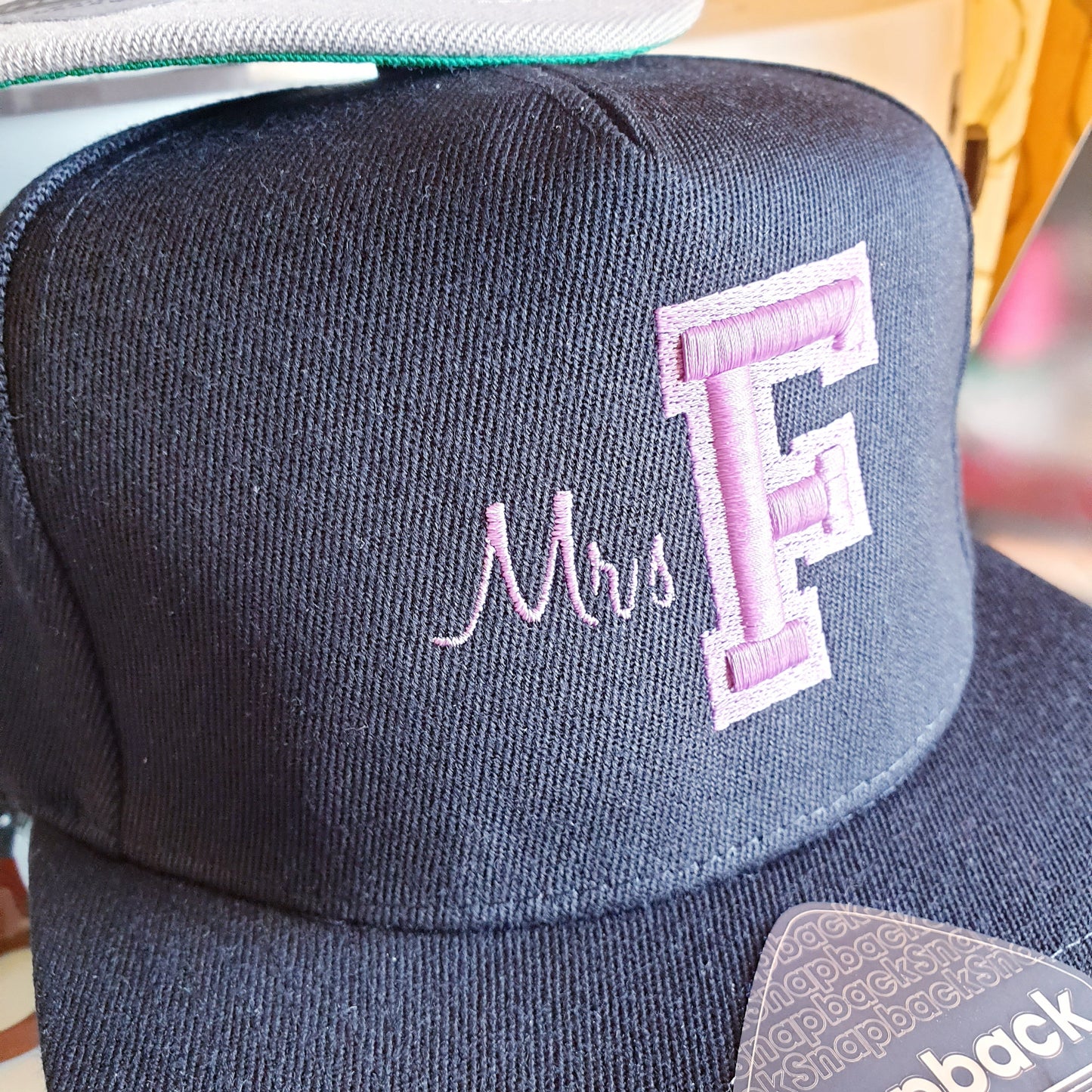 3D Embroidered Initial Cap