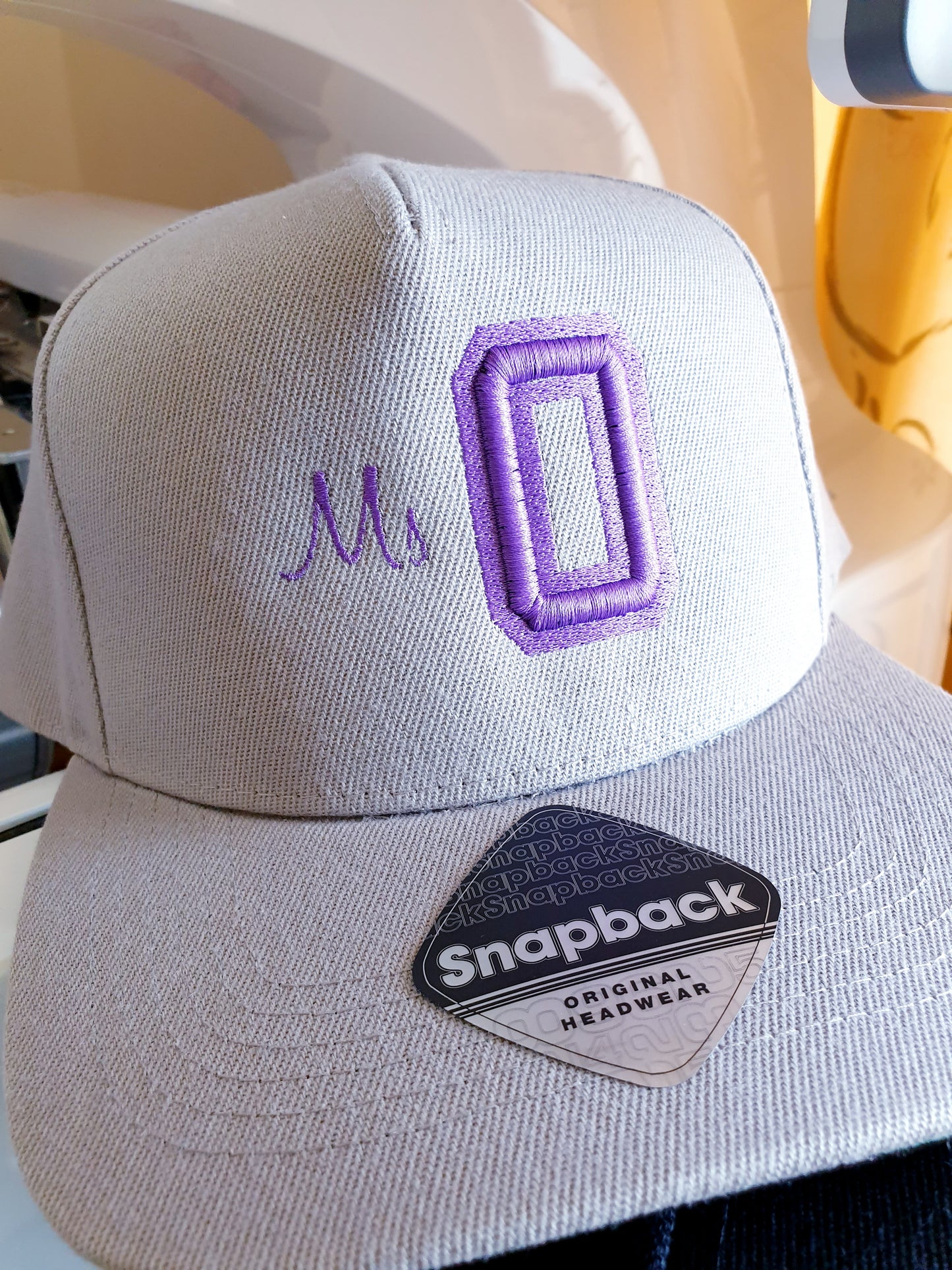 3D Embroidered Initial Cap