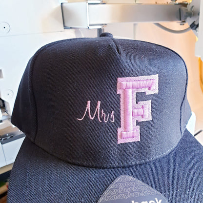 3D Embroidered Initial Cap