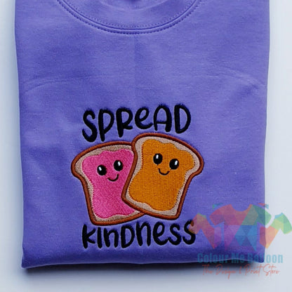 Spread Kindness Embroidered Sweatshirt
