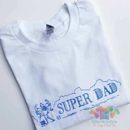 Super Dad Embroidered T-shirt