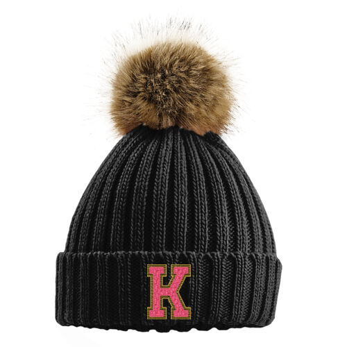 Faux Chenille Letter Beanie Thumbnail